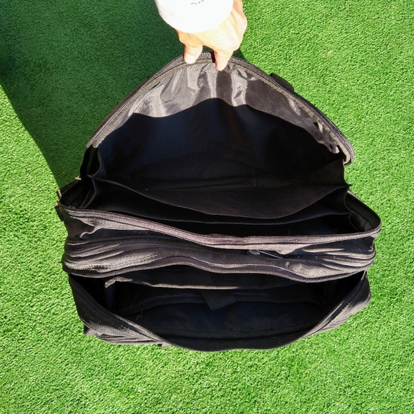 15.7"Computer Laptop Shoulder Strap Bag Case Briefcase Multipocket Handbag USED - Picture 4 of 5